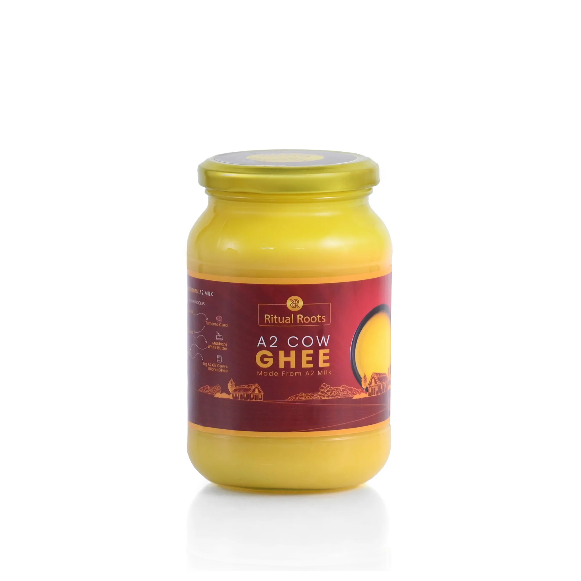 A2 Cow Pure Ghee , Desi Gir Cow (500gm)